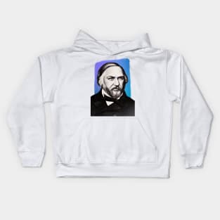 Russian Composer Mikhail Glinka illustration Kids Hoodie